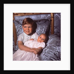 Prince Andrew holding Prince Edward by Cecil Beaton