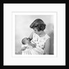 Princess Anne holding Prince Andrew by Cecil Beaton