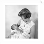 Princess Anne holding Prince Andrew by Cecil Beaton
