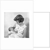 Princess Anne holding Prince Andrew by Cecil Beaton
