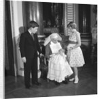 Prince Charles, Princess Anne, Prince Andrew and their nurse by Cecil Beaton