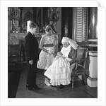 Prince Charles, Princess Anne, Prince Andrew and their nurse by Cecil Beaton