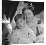 Queen Elizabeth, The Queen Mother and Prince Charles by Cecil Beaton