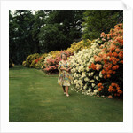 Queen Elizabeth, The Queen Mother in the gardens at Windsor Great Park by Cecil Beaton