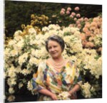 Queen Elizabeth, The Queen Mother in the gardens at Windsor Great Park by Cecil Beaton