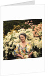 Queen Elizabeth, The Queen Mother in the gardens at Windsor Great Park by Cecil Beaton