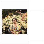 Queen Elizabeth, The Queen Mother in the gardens at Windsor Great Park by Cecil Beaton