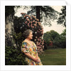 Queen Elizabeth, The Queen Mother in the gardens at Windsor Great Park by Cecil Beaton