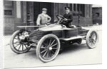 Montague Graham White at the wheel of Wolseley racing car by Lafayette Portrait Studios