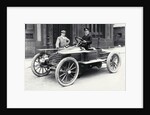 Montague Graham White at the wheel of Wolseley racing car by Lafayette Portrait Studios