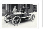 Montague Graham White at the wheel of Wolseley racing car by Lafayette Portrait Studios