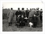 Group of Royal Party at a Tree Planting Ceremony by Lafayette Portrait Studios