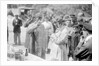 A refreshing glass of champagne after the race by Andrew Pitcairn-Knowles