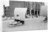 Boys racing on the promenade by Andrew Pitcairn-Knowles