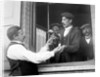 Window seller taking bets by Andrew Pitcairn-Knowles