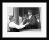 Window seller taking bets by Andrew Pitcairn-Knowles