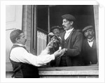 Window seller taking bets by Andrew Pitcairn-Knowles