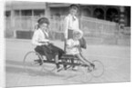 Hand Propelled Four Wheel Tandem on the Seafront by Andrew Pitcairn-Knowles