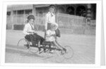 Hand Propelled Four Wheel Tandem on the Seafront by Andrew Pitcairn-Knowles