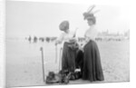 Two Ladies Minding the Boots by Andrew Pitcairn-Knowles