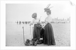 Two Ladies Minding the Boots by Andrew Pitcairn-Knowles