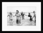 Five Striped Bathers by Andrew Pitcairn-Knowles
