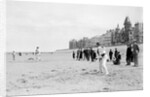 Two Men Throwing Diabolo on Sands by Andrew Pitcairn-Knowles