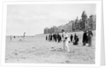 Two Men Throwing Diabolo on Sands by Andrew Pitcairn-Knowles