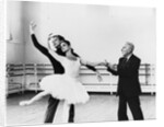 Maria Almeida and Anthony Dowell with Frederick Ashton rehearsing Cinderella by Anthony Crickmay