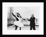 Maria Almeida and Anthony Dowell with Frederick Ashton rehearsing Cinderella by Anthony Crickmay