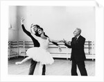 Maria Almeida and Anthony Dowell with Frederick Ashton rehearsing Cinderella by Anthony Crickmay