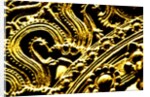 Detail of relief stele of the goddess Durga as Mahisasuramardini by Stuart Cox