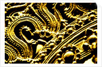 Detail of relief stele of the goddess Durga as Mahisasuramardini by Stuart Cox