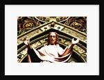 The Hereford Screen, detail of Jesus Christ by Stuart Cox