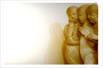 Three Adoring Angels, detail by Stuart Cox
