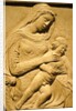Virgin and Child with two angels, detail by Stuart Cox