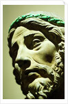 Bust of Jesus Christ, detail of face by Stuart Cox