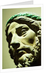 Bust of Jesus Christ, detail of face by Stuart Cox