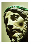 Bust of Jesus Christ, detail of face by Stuart Cox