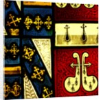 The Arms of Beaupre & Meeres, detail by Stuart Cox