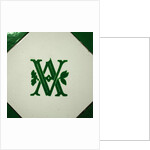 V&A logo on an interior wall of the Royal Toilets in the V&A Museum by Stuart Cox