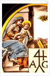 Saint Mary of Egypt and the Virgin and Child by Stuart Cox
