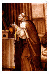 Roundel depicting the Mass of St Gregory by Stuart Cox