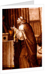 Roundel depicting the Mass of St Gregory by Stuart Cox