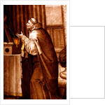 Roundel depicting the Mass of St Gregory by Stuart Cox