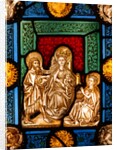 Panel showing the Virgin and Child, St by Stuart Cox