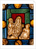 Panel showing the Virgin and Child, St by Stuart Cox