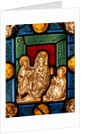 Panel showing the Virgin and Child, St by Stuart Cox