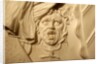 Detail from the bust of Oliver Cromwell by Stuart Cox