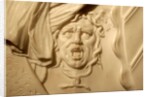 Detail from the bust of Oliver Cromwell by Stuart Cox